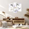 Bild auf Leinwand - Leinwandbild - Vögel Aquarell Wildheit Produktbild-Vorschau 7