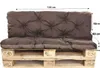 Coussins pour meubles en palette assise 120x60 / dossier Voir les images du produit 2