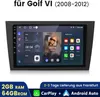 Android15 2+64GB autoradio carplay FÜR vw Golf 6 VI Produktbild-Vorschau 3