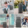 Mulisoft Gepäcksets 4 Teilig Kofferset mit Beautycase ABS Produktbild-Vorschau 10