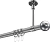 Interdeco Gardinenstange / Vorhangstange Silbergrau / Produktbild-Vorschau 1