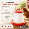 Futterautomat + Tränke Set Futterspender Trinknapf Produktbild-Vorschau 5
