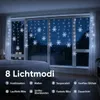 Catena luminosa LED da 1,8 metri, a forma di fiocco di Anteprima dell’immagine prodotto 3
