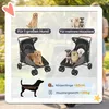 PawHut – skládací kočárek pro psy, vhodný pro velké a Náhled obrázku produktu 4
