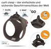 Curli Air-Mesh, Hund, Weste, M, Braun, Nylon, Polyester, Produktbild-Vorschau 4
