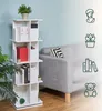 Relaxdays Bücherregal, 360 Grad drehbar, 4 Ebenen, Bücher, Produktbild-Vorschau 5