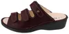 FINN COMFORT Pisa Damen Pantolette dunkelrot bedrucktes Produktbild-Vorschau 2