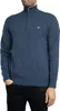 Gant Halbzip-Pullover dunkelblau Baumwolle normale Passform Produktbild-Vorschau 7