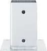 vidaXL Supporto per palo quadrato 12 pezzi argento 91x91mm Anteprima dell’immagine prodotto 4