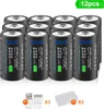 Nabíjecí baterie CR123A, nabíjení přes USB typu C, vysoká Náhled obrázku produktu 2