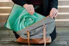 MuchoWow® Laptop Hülle 14 ZollMintgrüne Rose Laptoptasche - Produktbild-Vorschau 6