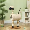 PawHut Tiragraffi da 98 cm con palo, tunnel e pallina, Anteprima dell’immagine prodotto 2