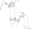 Universal-Röhren-Geruchsverschluss 1 1/2 " mit einem Produktbild-Vorschau 2