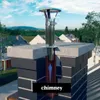 Schutzdach für ein 100-130 mm Kaminrohr, aus Edelstahl Produktbild-Vorschau 3