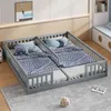Zwillingskinderbett mit Sicherheitsgitter, Kiefernholz, Produktbild-Vorschau 5