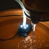 esotec Solar Keramik Kaskadenbrunnen Lucca mit Akku und LED Produktbild-Vorschau 3