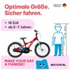 Vélo enfant 18 pouces, 1 vitesse, vélo enfant, S’COOL Voir les images du produit 2