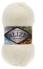 100g Strickgarn Strickwolle ALIZE BURCUM uni 62 creme Produktbild-Vorschau