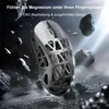 A futuristic, metallic gaming mouse is depicted floating amidst rocky debris, with dramatic lighting and a dark, atmospheric background. Produktbild-Vorschau
