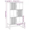 vidaXL Highboard Weiß 70x35x125 cm Holzwerkstoff Produktbild-Vorschau 7