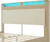 Sweiko Lit double en bois 160×200cm, Tête de lit avec Voir les images du produit 17