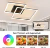 ZMH LED plafoniera soggiorno 54W nero Lampada da camera Anteprima dell’immagine prodotto 3