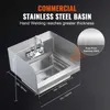 SucceBuy 17x12,8 cala komercyjna umywalka z kranem, zlew ze Podgląd zdjęcia produktu 2