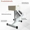 Pedicurekruk met afzuiging, in hoogte verstelbaar (48-80 Productafbeelding-voorbeeld 6
