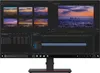 A computer monitor displaying video editing software. Produktbild-Vorschau