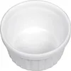 Ragout-Fin-Form 'Prisma' Steingut, Ø 9cm, H 5cm, weiß (1 Produktbild-Vorschau 2