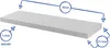 Harbour Housewares Moderne schwebende Wandregale – 80 cm – Produktbild-Vorschau 3
