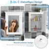 A collage showing a bathroom cabinet with a mirror and storage. Anteprima dell’immagine prodotto