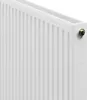 A close-up, angled view of a white radiator. Produktbild-Vorschau
