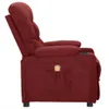 vidaXL Massagesessel Weinrot Stoff Produktbild-Vorschau 10