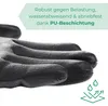 12 x PolyurethanHandschuhe Arbeit Arbeitshandschuhe Herren Produktbild-Vorschau 4