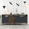 Skye Decor, Milan - Ořech, antracit, skříně do obývacího Náhled obrázku produktu 1
