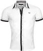 Brandneu Designer Kurzarm Hemd CARISMA uni CRM9023 Weiß Produktbild-Vorschau 1