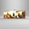 Bilder auf glas - Cowboys Pferde Galopp - 140x50cm - Produktbild-Vorschau 3
