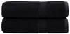 vidaXL Premium-Handtücher SOLUND 2 Stk. Schwarz 50x100 cm Produktbild-Vorschau 7