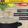 Karl Krüger 89566TR Topf-Set Triest 5-tlg., schwarz Produktbild-Vorschau 4