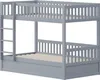 MODFU lit pour enfants 90x200 cm, lit superposé avec Voir les images du produit 6