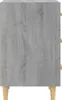 vidaXL Noční stolek Grey Sonoma 40x40x66 cm výrobek ze Náhled obrázku produktu 5