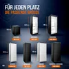 GastroHero Lagerkühlschrank ECO 600 Glastür Schwarz 562 Produktbild-Vorschau 8