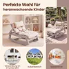 KOMFOTTEU 2 in 1 Babywippe, Schaukelsessel für Baby ab 6 Produktbild-Vorschau 4