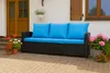 Cuscini per divano da giardino - Seduta 160x60x7, schienale Anteprima dell’immagine prodotto 8