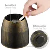 XL Windaschenbecher Bronze Edelstahl Aschenbecher für Náhled obrázku produktu 2