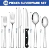 36-teiliges Besteck-Set aus Premium-Edelstahl (6 Produktbild-Vorschau 2