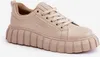 Ocieplane Sneakersy Damskie Big Star MM274618 Beżowe 41 Podgląd zdjęcia produktu 4