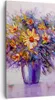 Bild auf Leinwand - Leinwandbild - Blumen Vase - 45x80cm - Produktbild-Vorschau 1