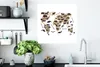 MuchoWow® Poster Weltkarte Kinder - Braun - Weiß 50x50 cm - Produktbild-Vorschau 3